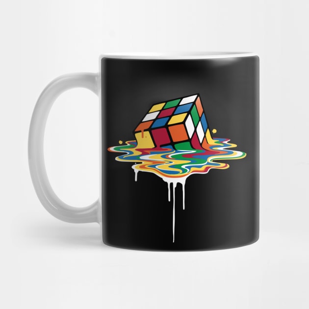 Melted Rubik's Cube by arashiyuka